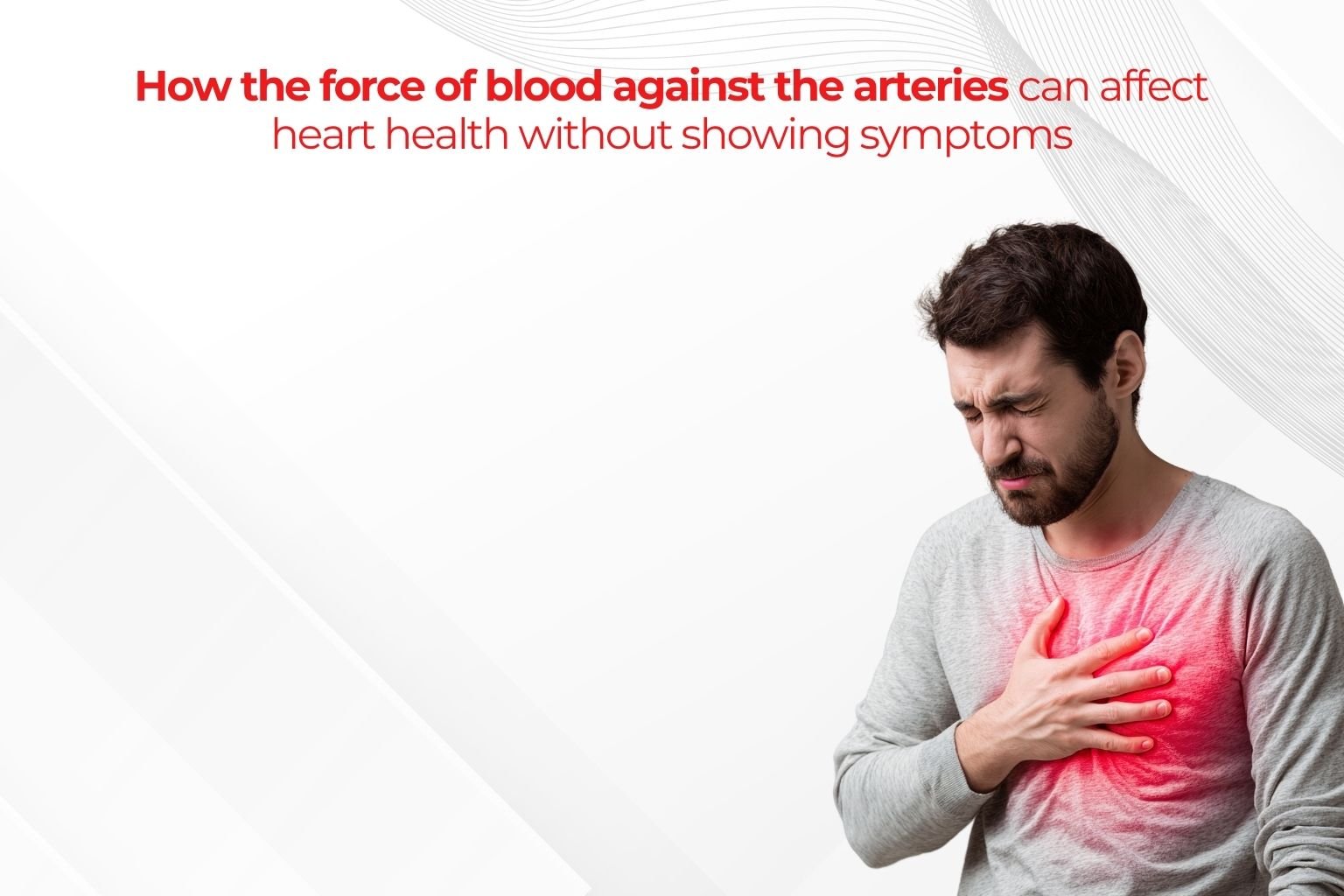 Diagram explaining systolic and diastolic blood pressure