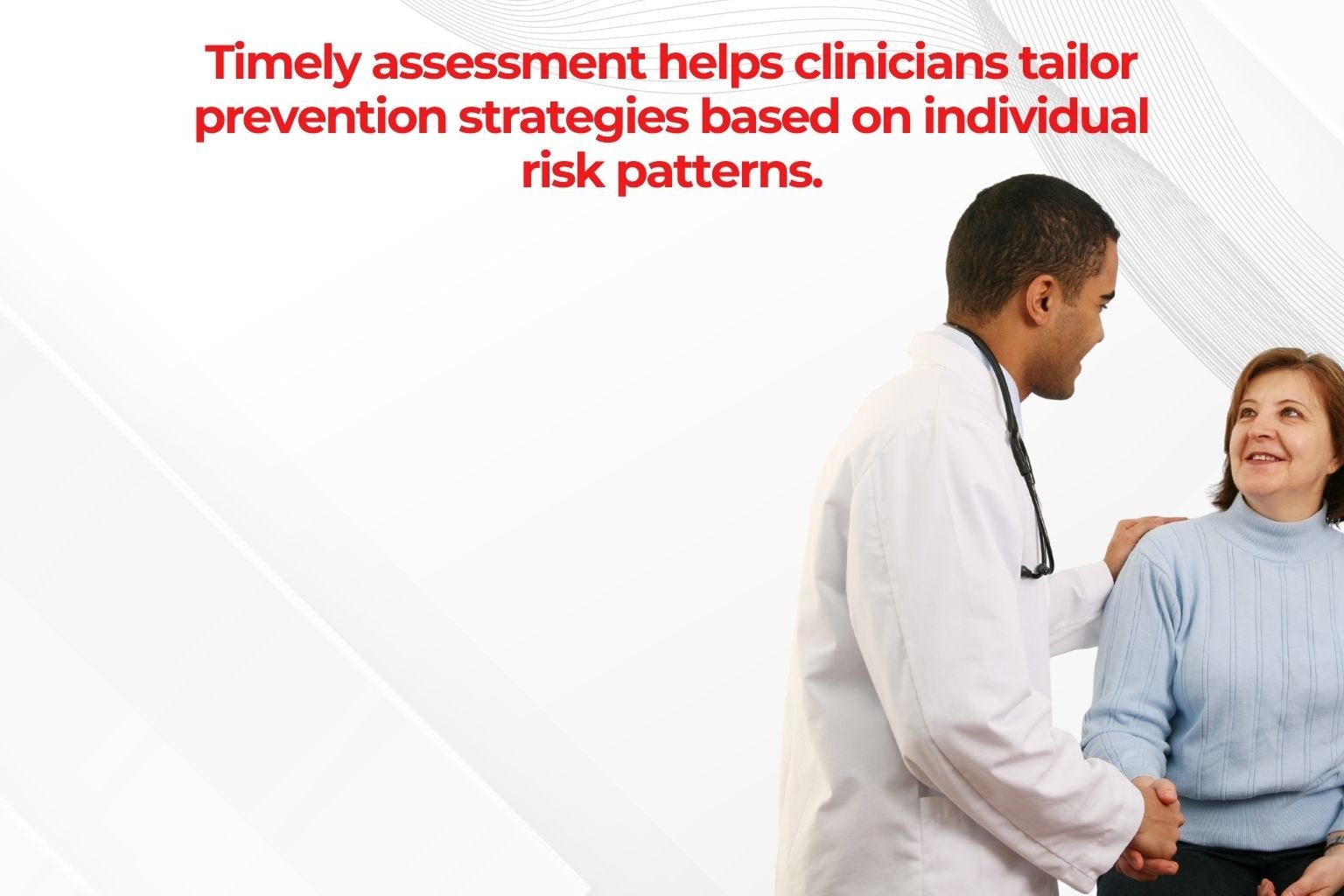 Clinical consultation setting for discussing stroke risk and cardiovascular health