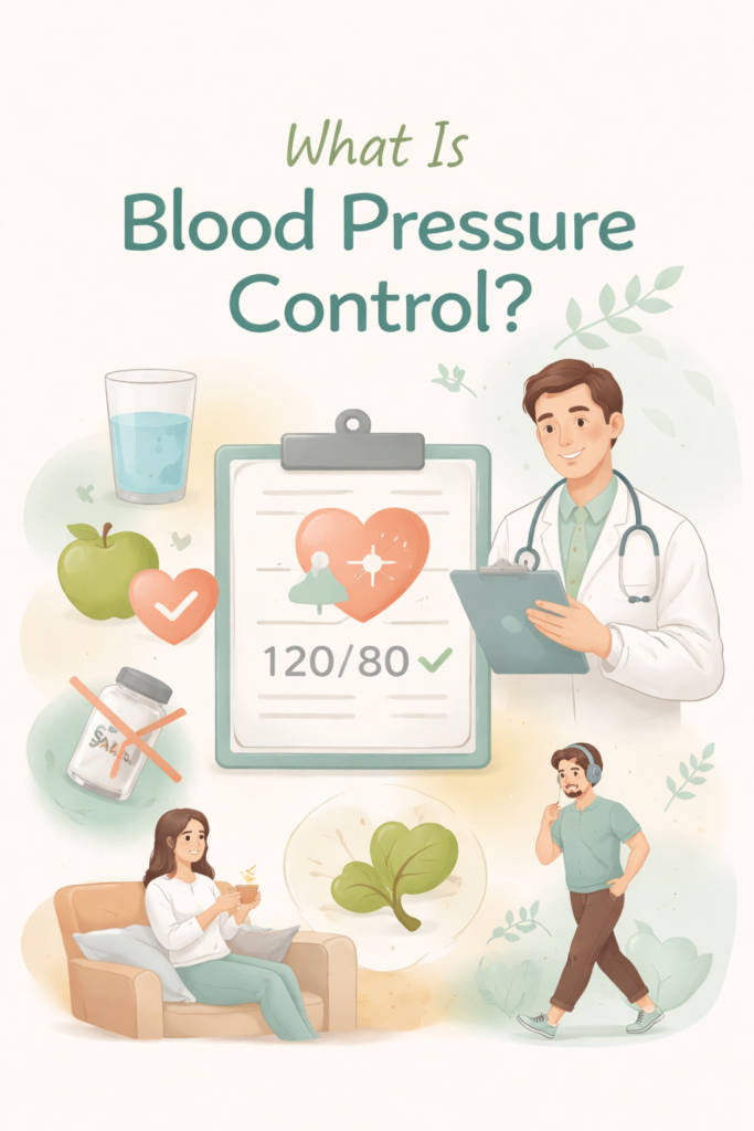 What is blood pressure control