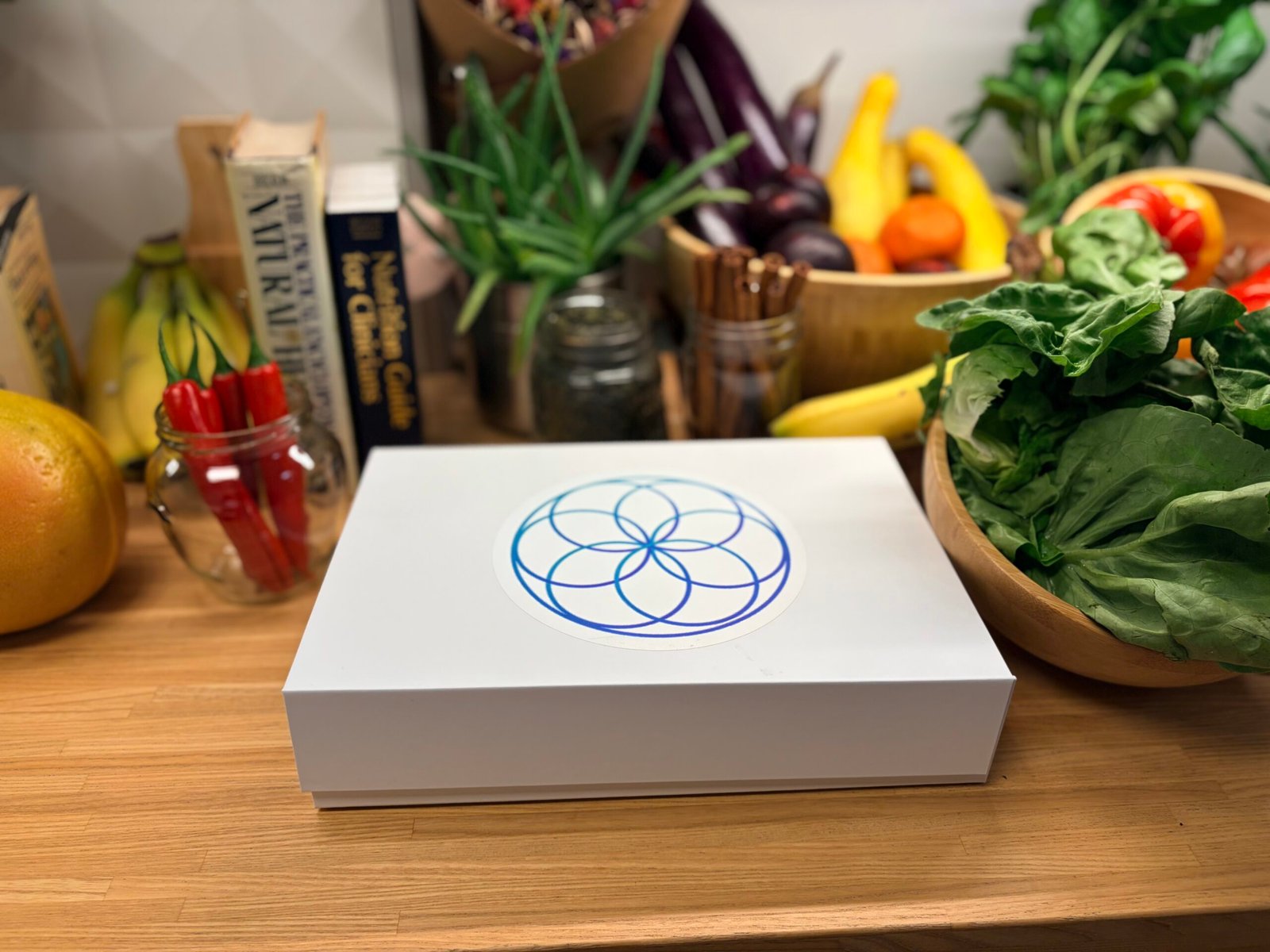 A Smart Heart Check kit branded with the Finker Wellness logo